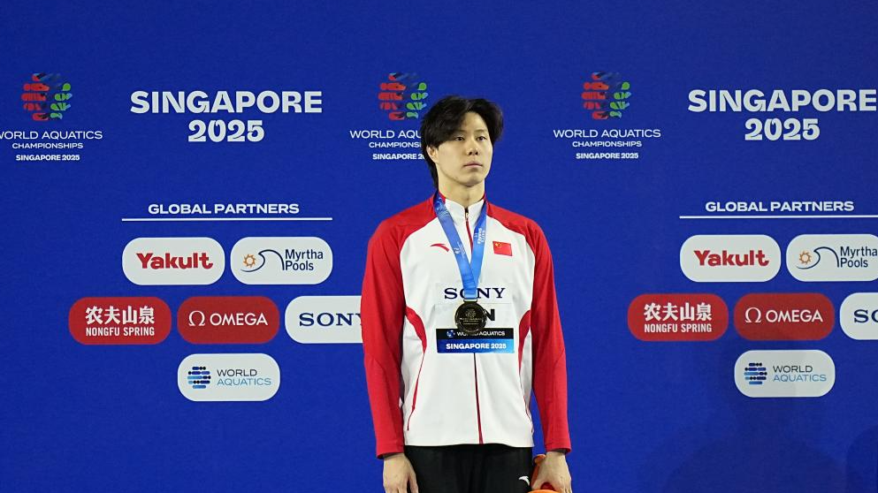 Roundup: Qin Haiyang completes breaststroke golden double while Ibarra ends China's golden run in 3m springboard at Worlds
